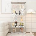 FLYMUHJIA Curio Cabinets with Tempered Glass Doors by FLYMUHJIA