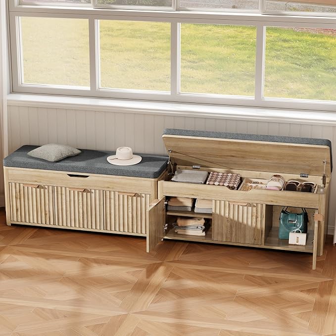 Shoe Bench with Storage - Image 8