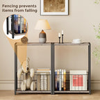 Homleke Narrow Side Table with Magazine Holder, Skinny End Table Perfect - Image 4