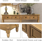Merax Retro Console Table Sofa Table - Image 6
