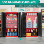 6 Tier Garage Storage Cabinet - Image 4