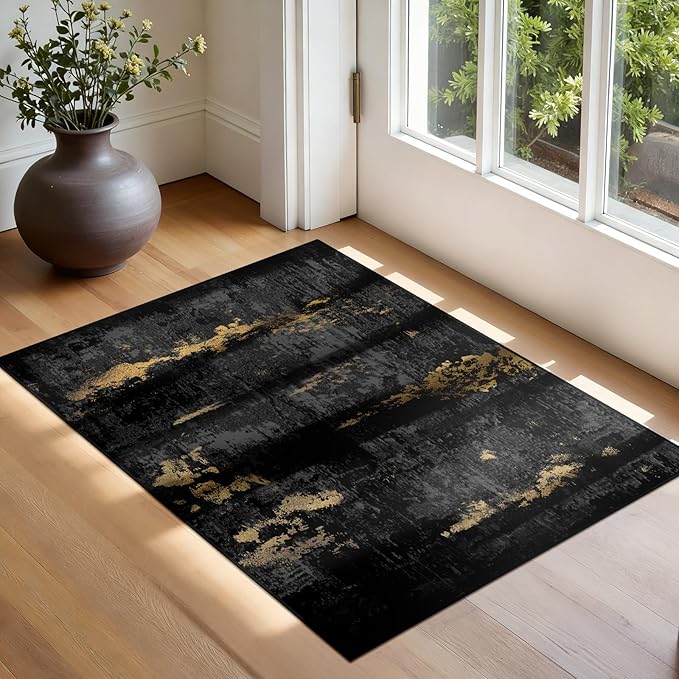 RELEANY Washable Area Rugs 2'x3' Non-Slip Modern Abstract Soft - Image 7