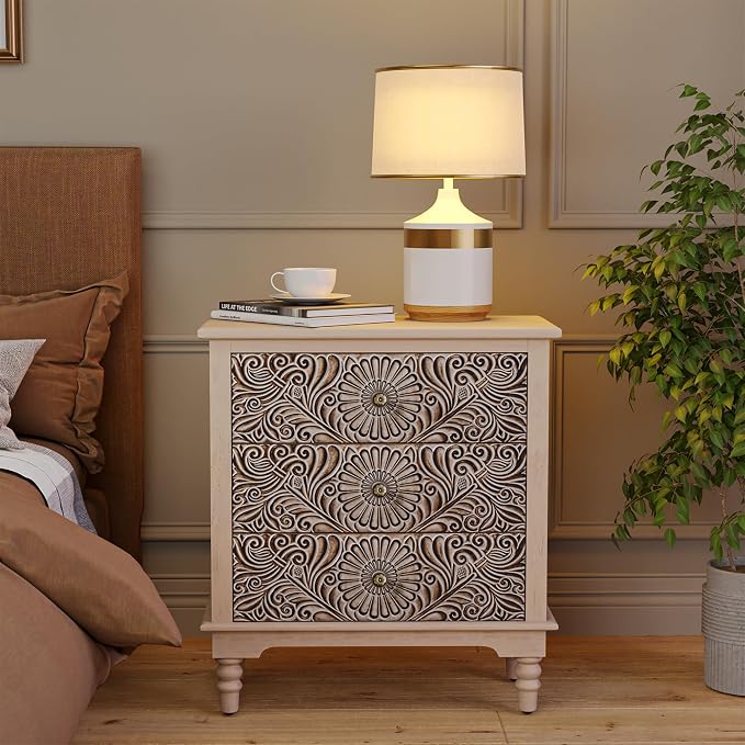 SUNBURY Night Stand Set 2, Accent End Table - Image 6