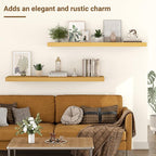 36 Inch Floating Shelves, 12 Inch Deep Floating Shelves - Image 5