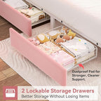 Full Upholstered LED Bed Frame - Image 5