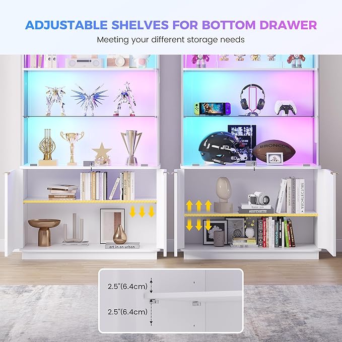 71" Tall RGB Display Cabinet - Image 7