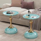1-Pack Light Green Sleek Hourglass Side Table - Image 6