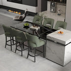 VKNOW Bar Stools Set of 2, Modern Counter Stools - Image 3