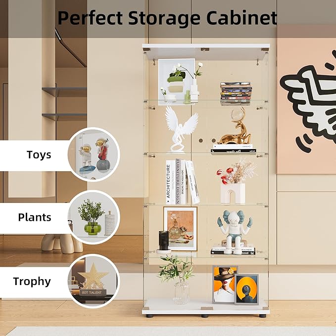 Beauty4U Glass Display Cabinet - Image 5