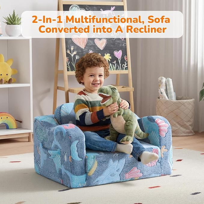 MeMoreCool Glowing Ocean Kids Chair - Image 5
