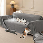 Loiion Velvet Sofa Cover, Ultra Soft Waterproof Non-Slip Couch Cover by Loiion