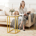 C Table Side End Table, Small C Shaped Table - Image 7