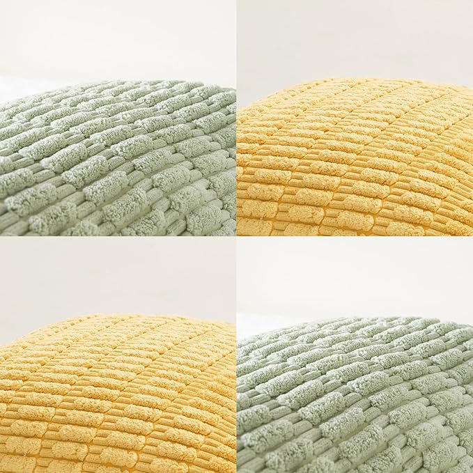 Fancy Homi 4 Packs Decorative Throw Pillow Covers - Image 4
