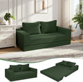 COMAX Convertible Sofa Bed Queen, Corduroy Folding Floor Couch Pull Out Couch by COMAX