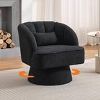 Garvee Ultra-Plush Swivel Accent Chair, 360° Barrel Lounge Chair - Image 8