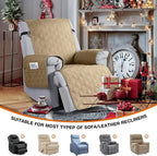 VANSOFY 100% Waterproof Recliner Chair Covers, Recliner Cover Non-Slip Dog - Image 4
