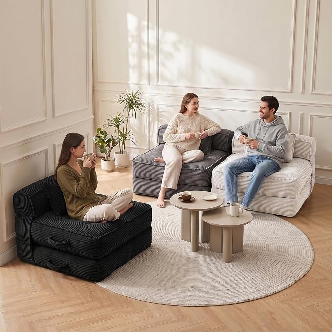 Folding Sofa Bed, Convertible Sleeper Chair - Image 8