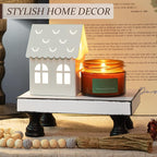 EOSAHR Decorative Wooden Riser for Display : Farmhouse Pedestal Stand for Retro - Image 4