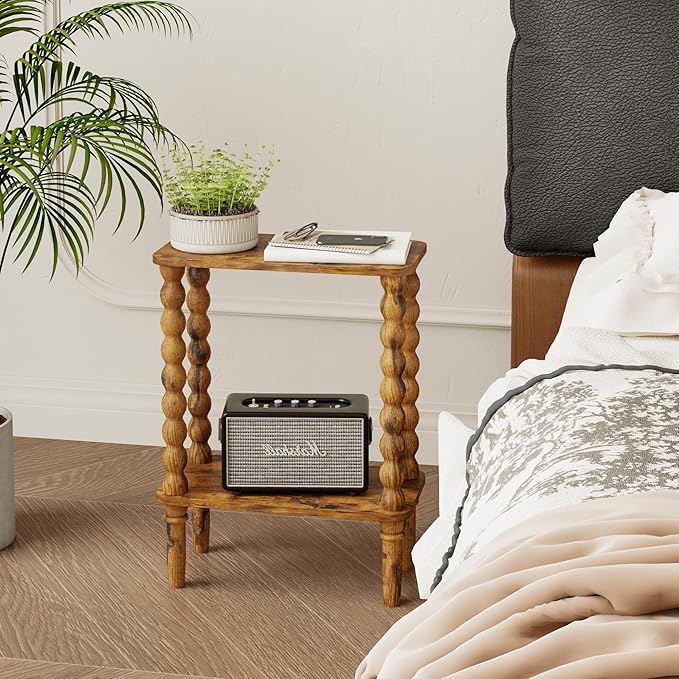 Veegle Narrow Side Table, Small End Table - Image 5