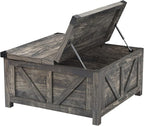 jimeimen Farmhouse Lift Top Coffee Table - Image 7