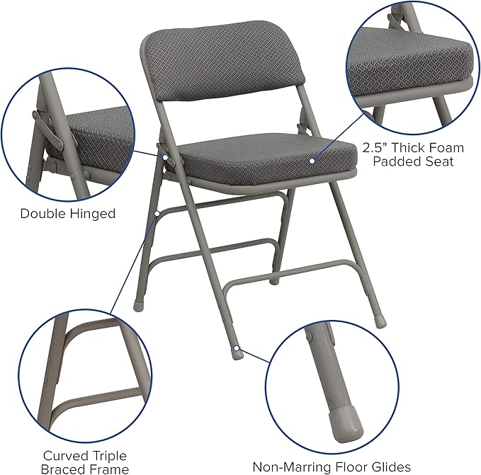 Flash Furniture Hercules Series Metal Folding Chairs - Image 4