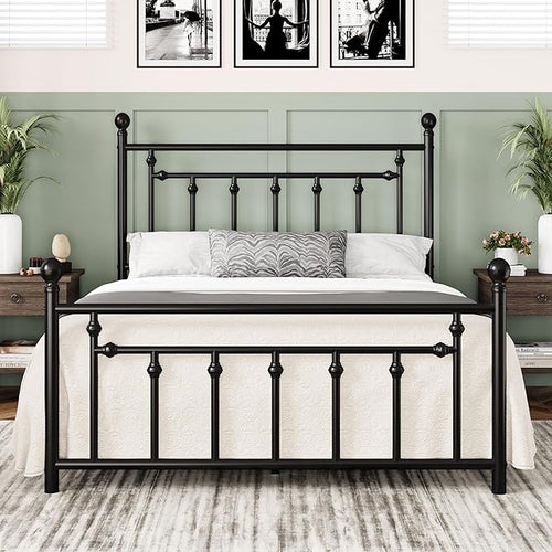 Allewie 14 Inch Full Size Metal Platform Bed Frame by Allewie