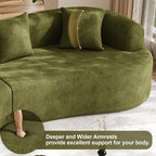 131" Oversized Sectional Sofa for Living Room, Modern Luxury Plush Chenille - Image 7