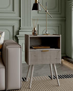 Veegle Nightstand, Modern Bedside Table - Image 5