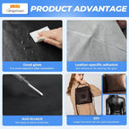 Leather Repair Patches, 3.5X79 Inch Self-Adhesive Leather Repair Tape, Stretch - Image 3