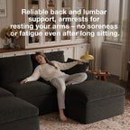 Novilla Modular Cloud Couch, Modern Sectional Sofa - Image 12