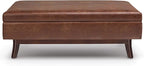SIMPLIHOME Owen Rectangular Storage Ottoman - Image 5