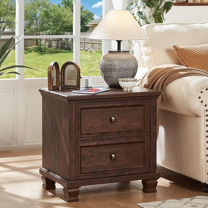 SAVOR LIFE Farmhouse Nightstand - Image 5