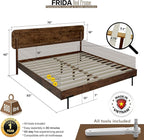 Acacia Frida Queen Size Bed Frame - Image 2