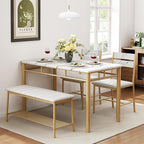 IRONCK Dining Table Set for 4, Kitchen Table - Image 4