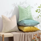 decorUhome Summer Couch Euro Sham Throw Pillow Covers 26x26 Set of 2, - Image 5