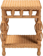 Bali & pari Dolby Natural Rattan End Table - Image 5