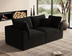 ohllob 78.9" Loveseat Sofa, Cloud Boneless Couches by Ohllob