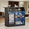 U-Shape Bar Table, Home Bar Unit by VAXZOFI
