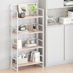 No Assembly Folding Bookshelf, 4 Tiers Collapsible Book Shelf - Image 4
