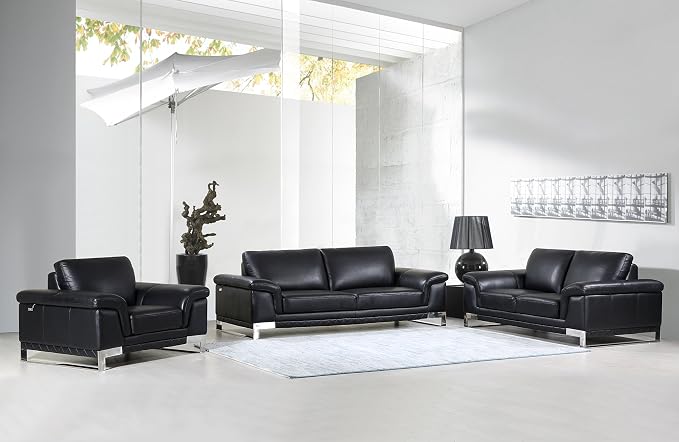 Blackjack Furniture Weston Collection Genuine Italian Leather Living Room Chair - Image 2