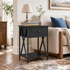 VECELO Nightstands, Modern End Side Tables, Night Stand - Image 2