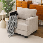 Oversized Living Room Chairs Set of 2, Comfy Accent Chair - Image 5