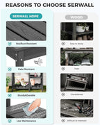 SERWALL Outdoor Potting Bench - Image 4