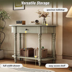 Retro Curved Console Table - Image 6