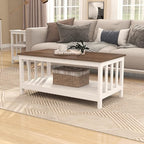 ChooChoo Farmhouse Coffee Table, 40 Inch by ChooChoo