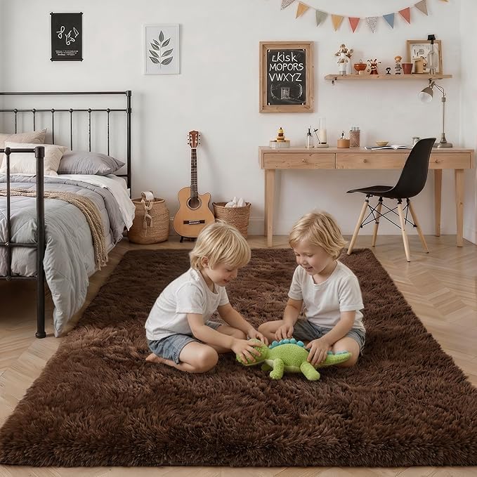 6x9 Area Rugs for Living Room Bedroom: Ultra Soft Fluffy Shag Rug Upgrade - Image 7