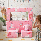 MeMoreCool Modular Kids Couch, Glow Play Toddler Couch - Image 2