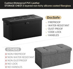 DocSafe Storage Ottoman Bench - Image 9