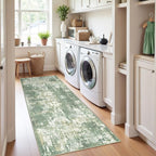 RELEANY Washable Area Rugs 2'x6' Non-Slip Modern Abstract Soft - Image 2