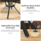 Wildhome Round Dining Table for 2-4, 43 Inch Dining Room Kitchen Table - Image 5